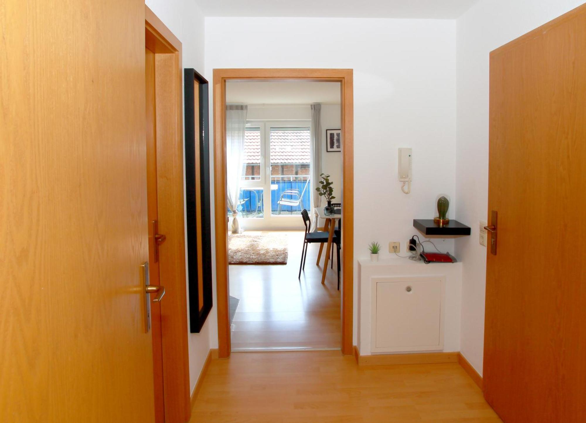 Ferienwohnung Mila Naehe Messe In FDH Exterior foto